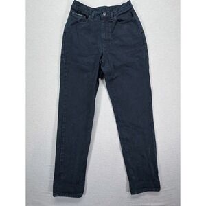 DKNY Womens Jeans Straight Leg Black High Rise Vintage Denim 6 Reg